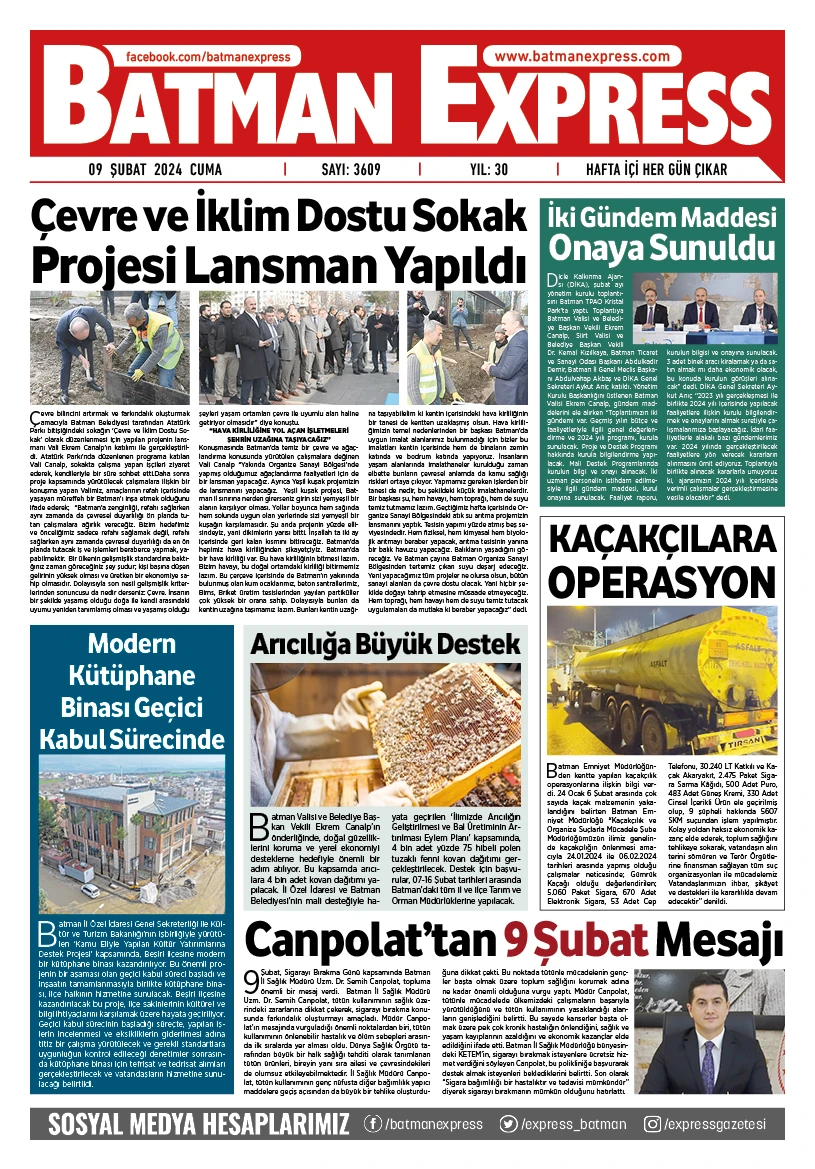 09 ŞUBAT 2024 CUMA
