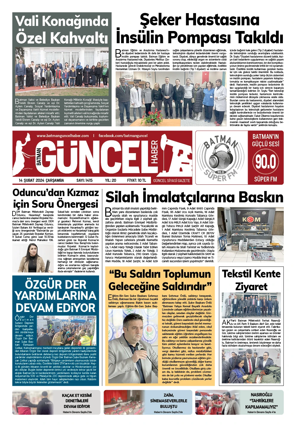 BATMAN GÜNCEL GAZETESİ