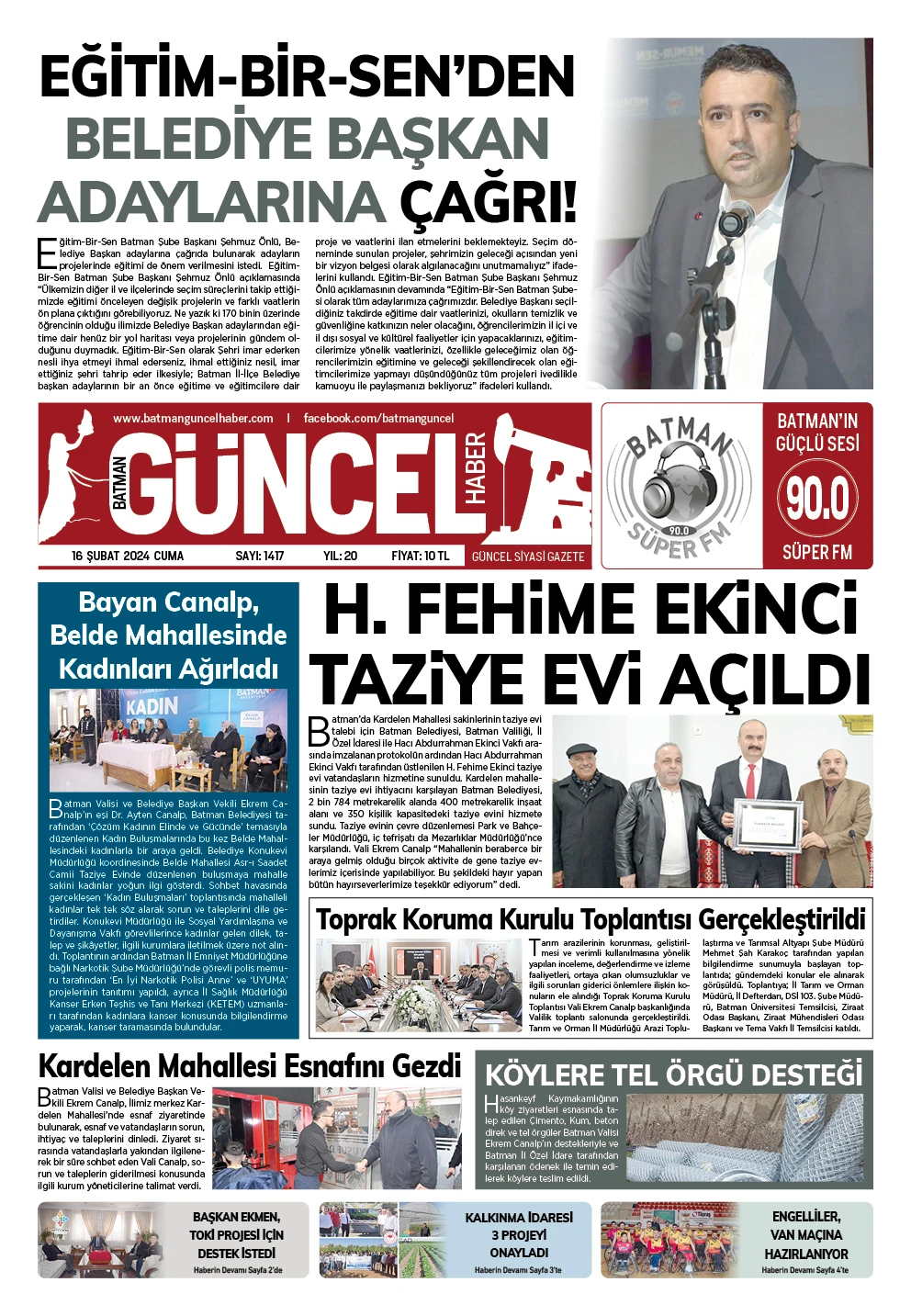 BATMAN GÜNCEL GAZETESİ