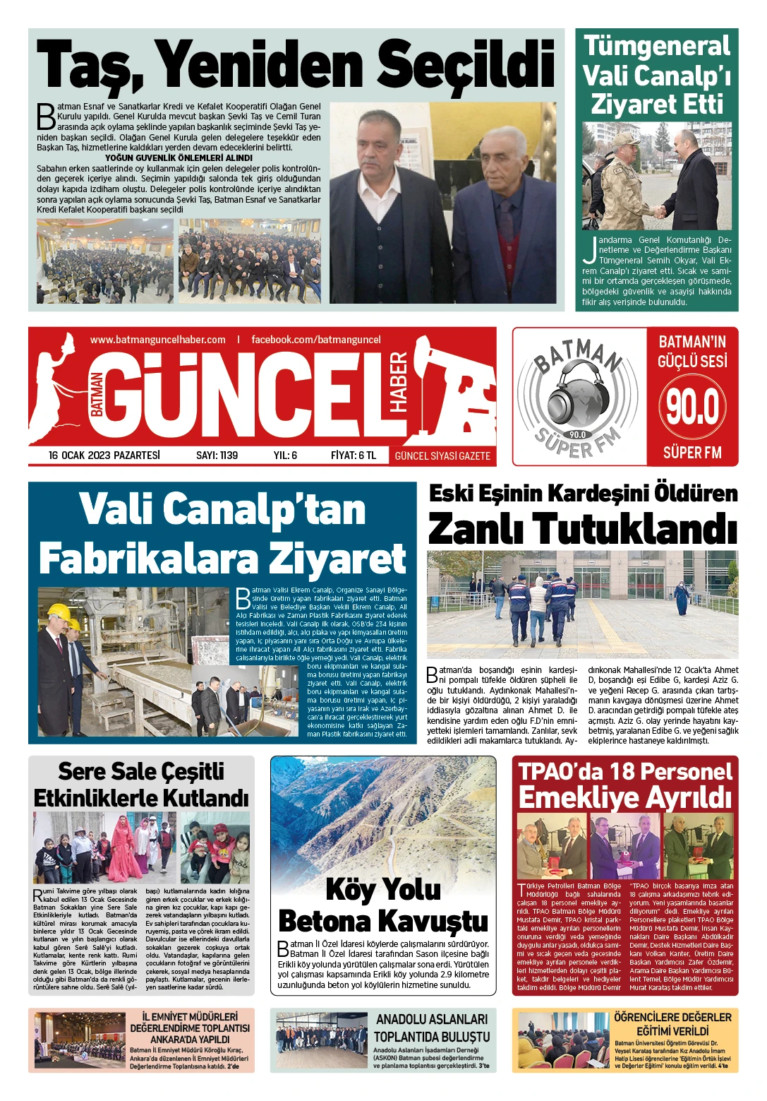 BATMAN GÜNCEL GAZETESİ