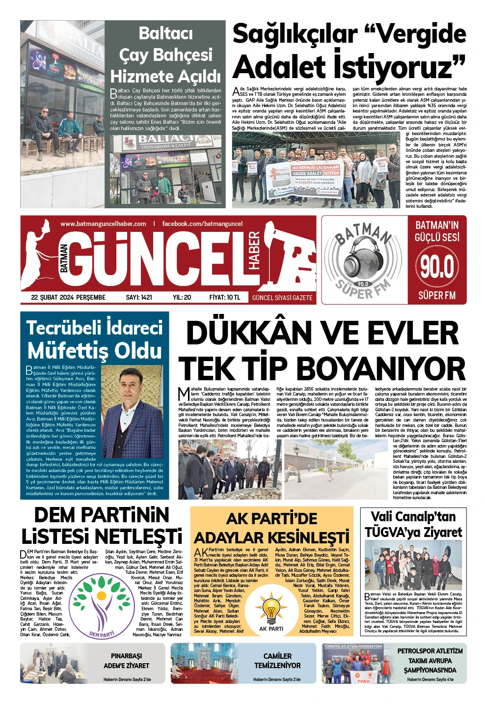 BATMAN GÜNCEL GAZETESİ