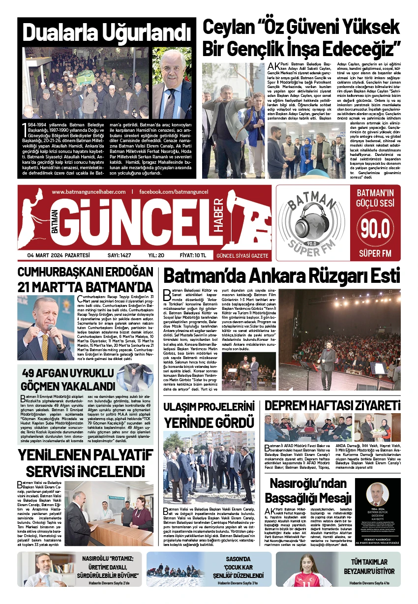 BATMAN GÜNCEL GAZETESİ