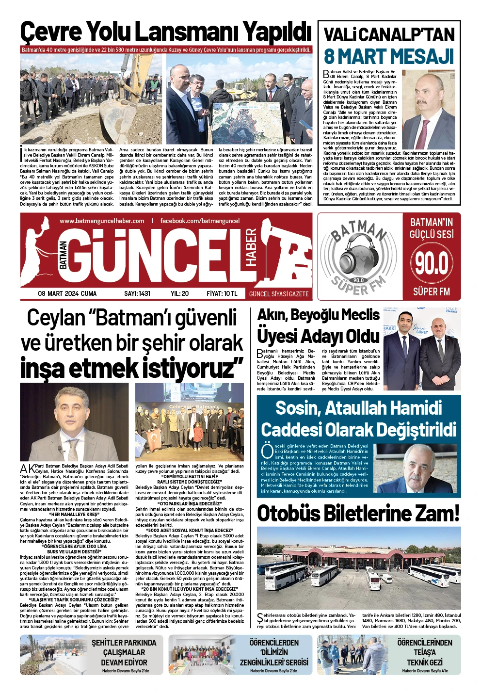BATMAN GÜNCEL GAZETESİ