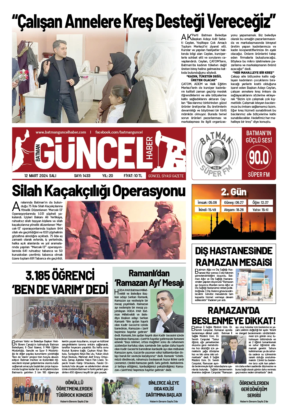 BATMAN GÜNCEL GAZETESİ