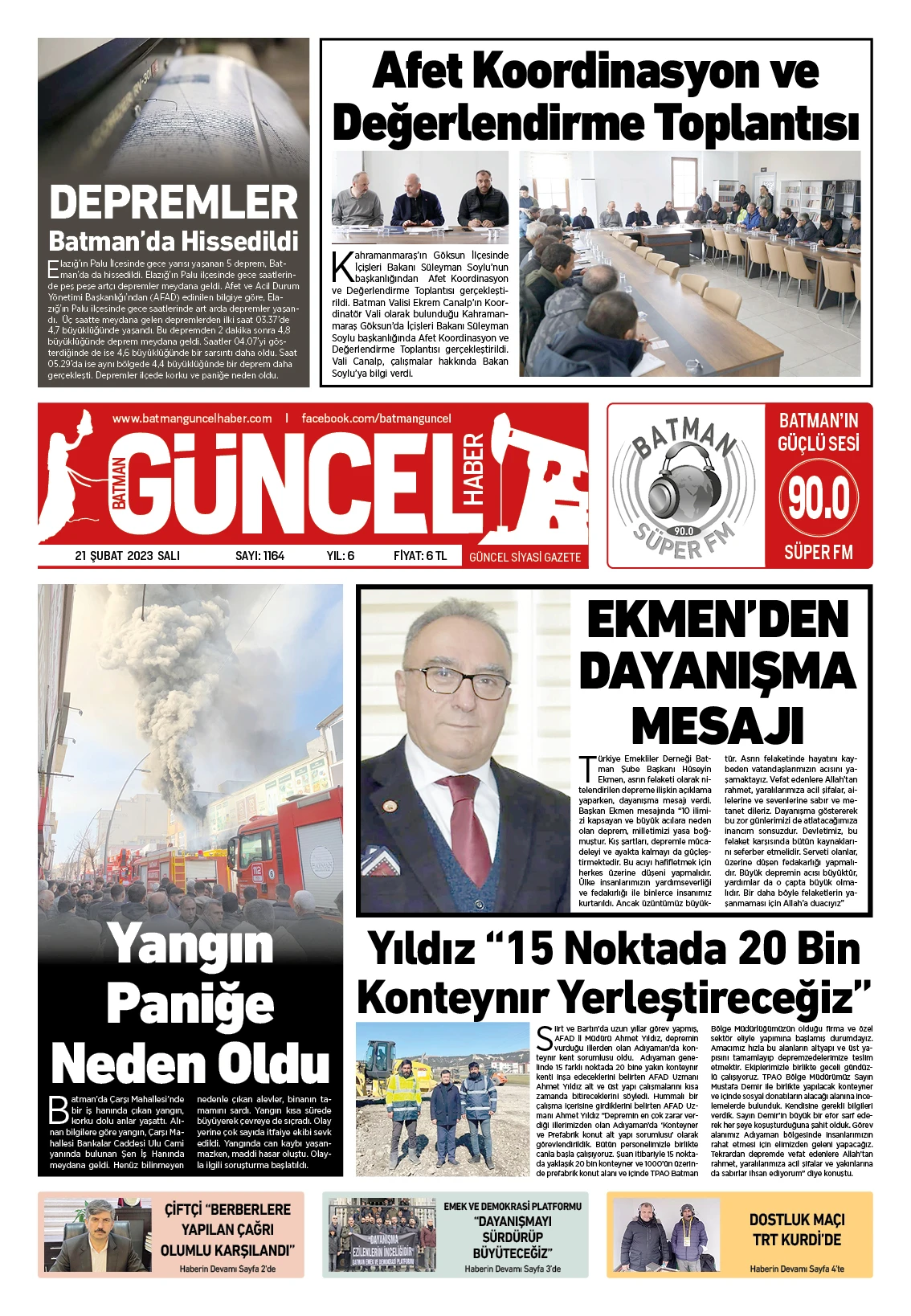 BATMAN GÜNCEL GAZETESİ