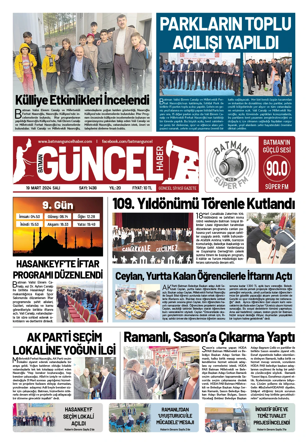 BATMAN GÜNCEL GAZETESİ