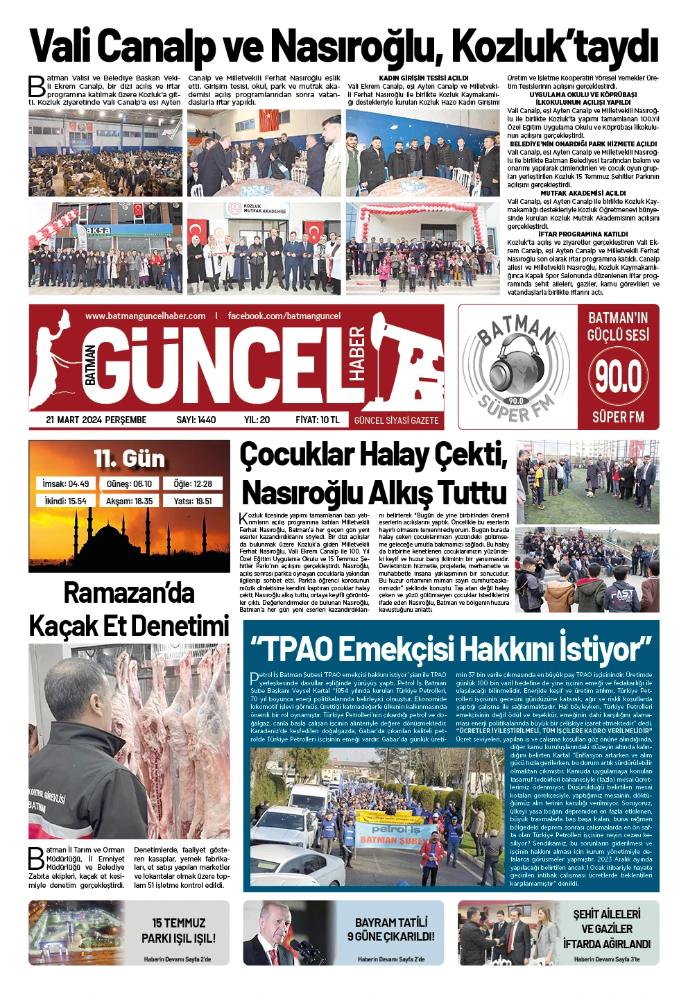 BATMAN GÜNCEL GAZETESİ