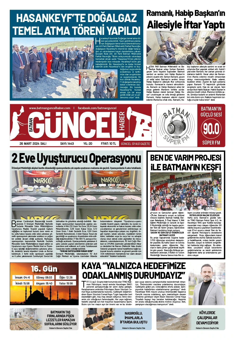 BATMAN GÜNCEL GAZETESİ