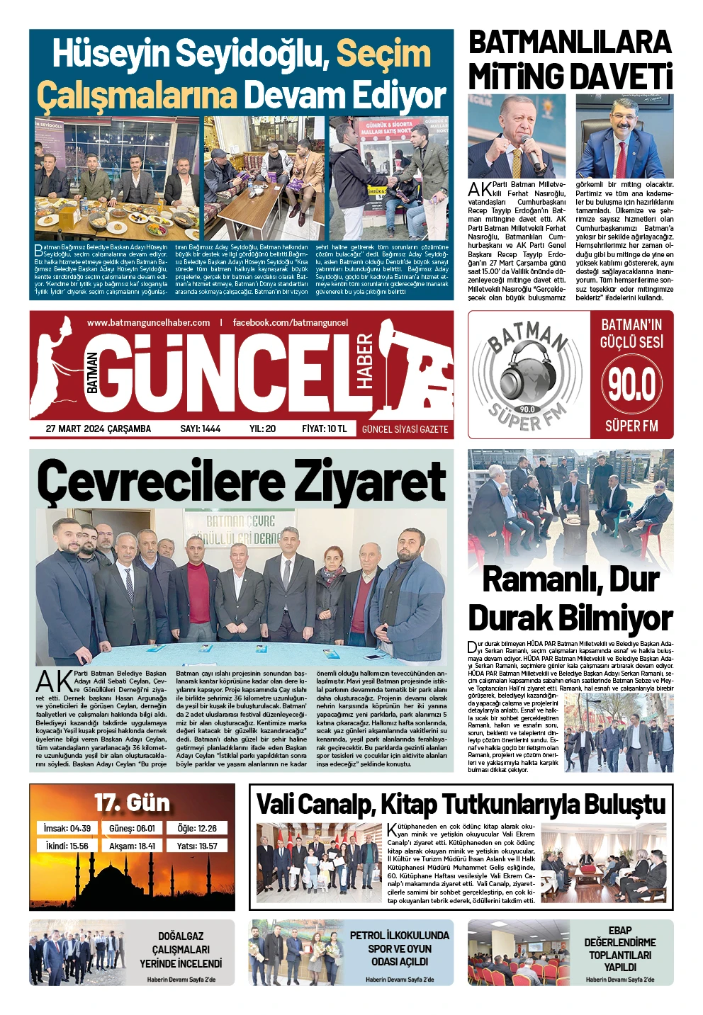 BATMAN GÜNCEL GAZETESİ