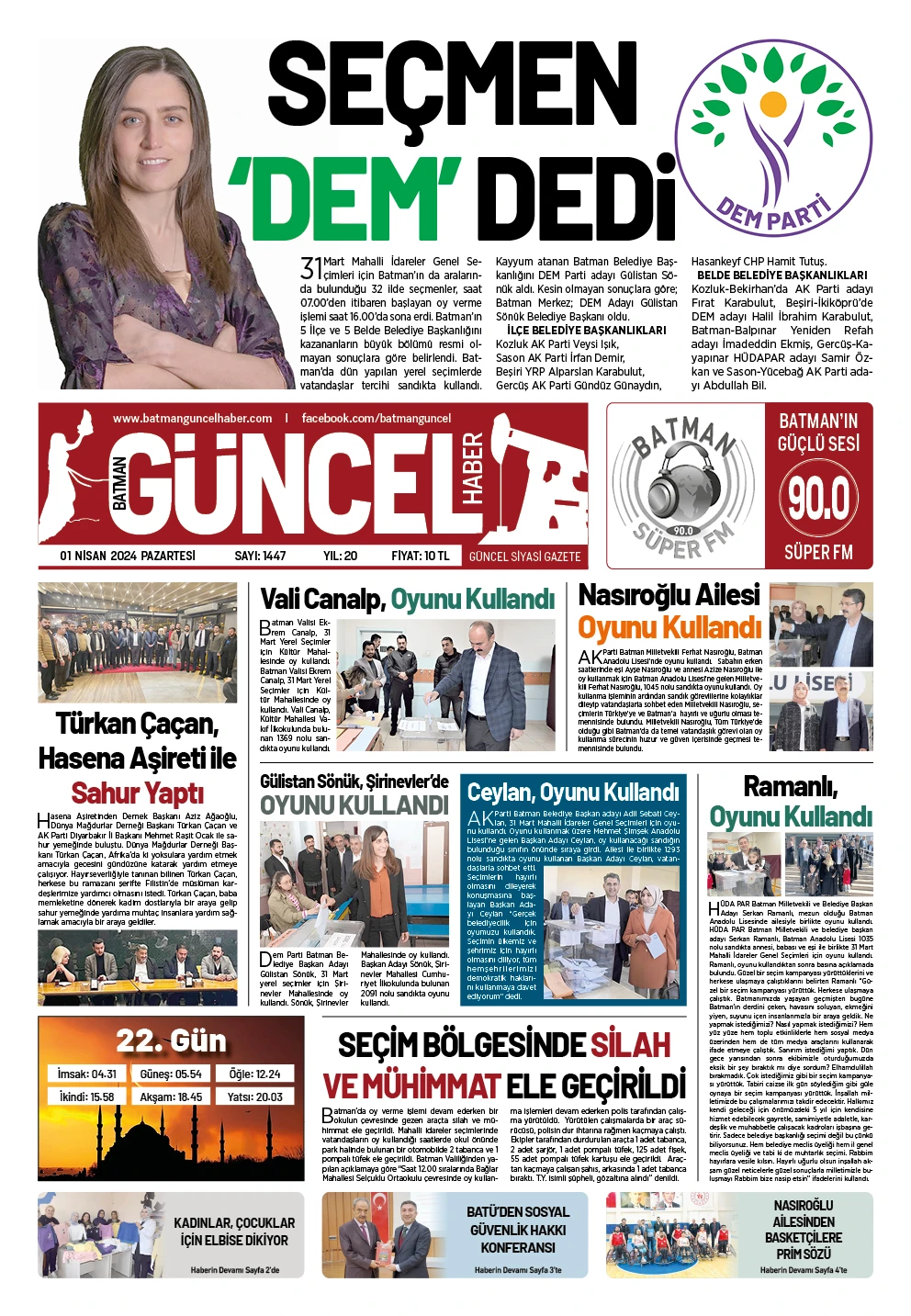 BATMAN GÜNCEL GAZETESİ