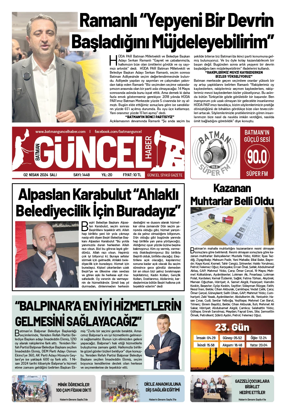 BATMAN GÜNCEL GAZETESİ