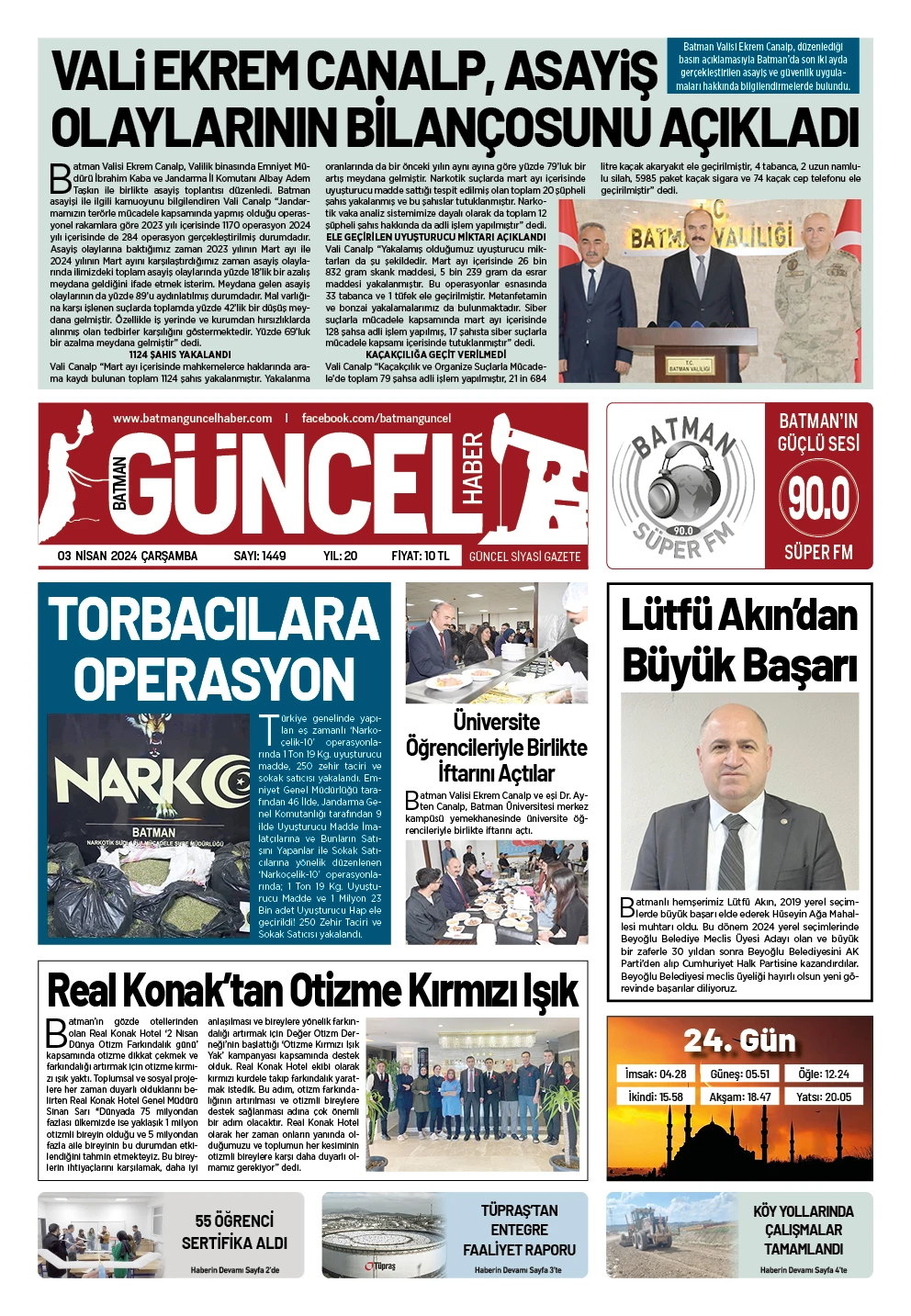 BATMAN GÜNCEL GAZETESİ