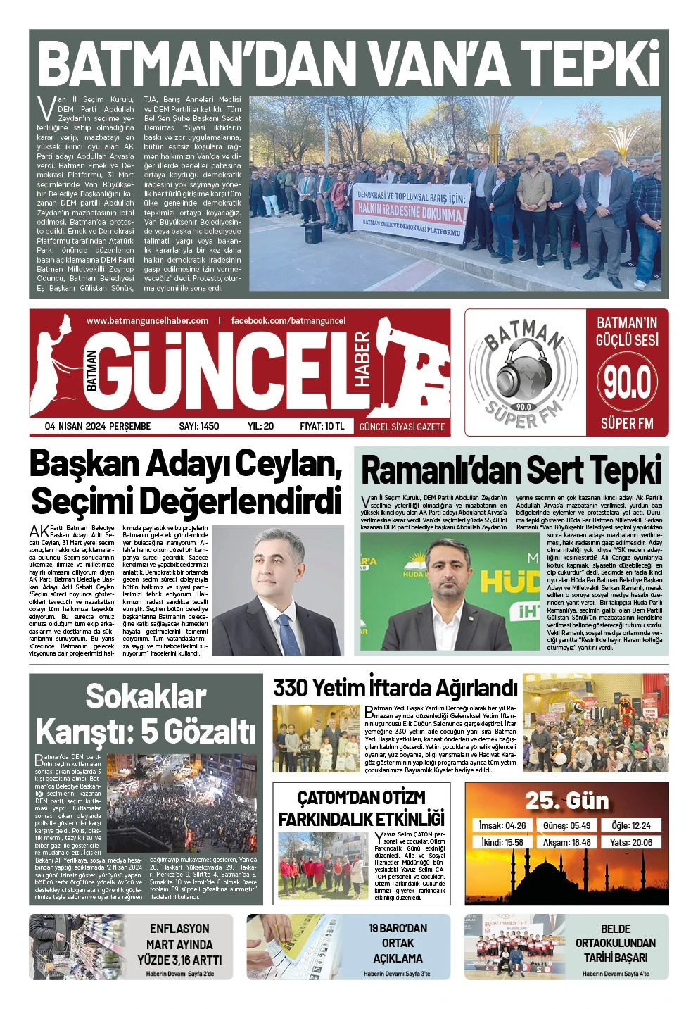 BATMAN GÜNCEL GAZETESİ