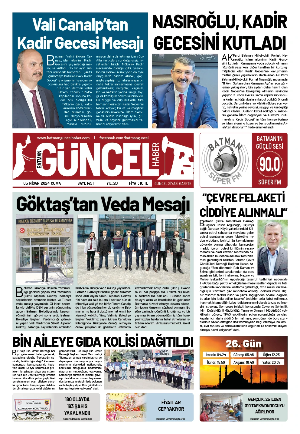 BATMAN GÜNCEL GAZETESİ