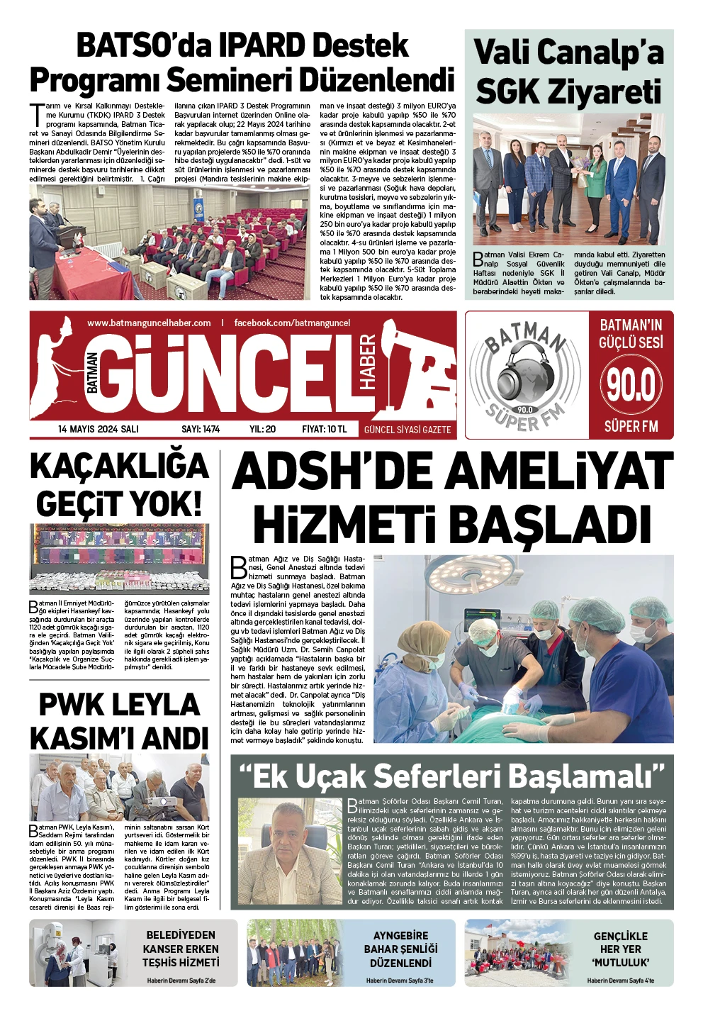 BATMAN GÜNCEL GAZETESİ