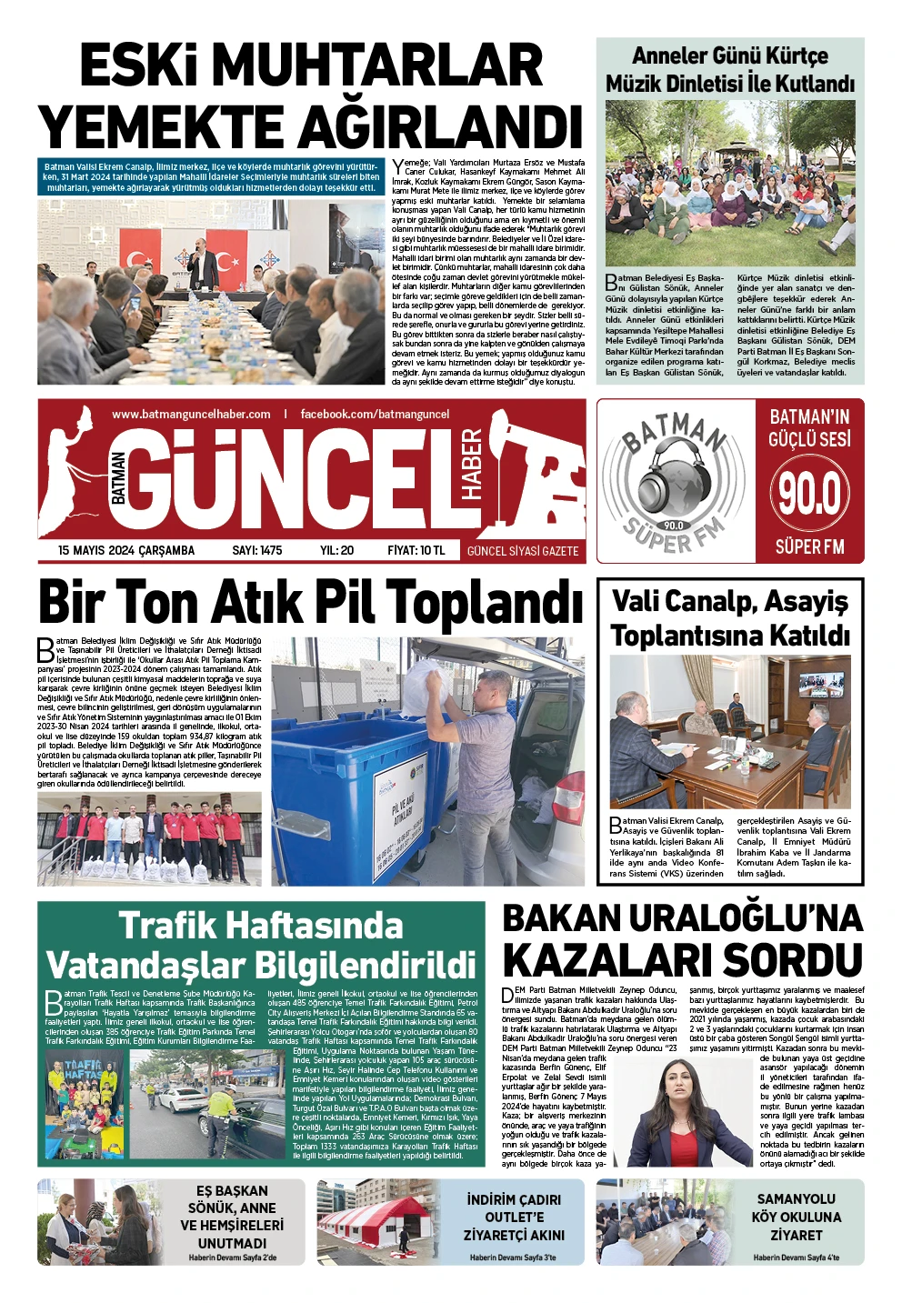 BATMAN GÜNCEL GAZETESİ