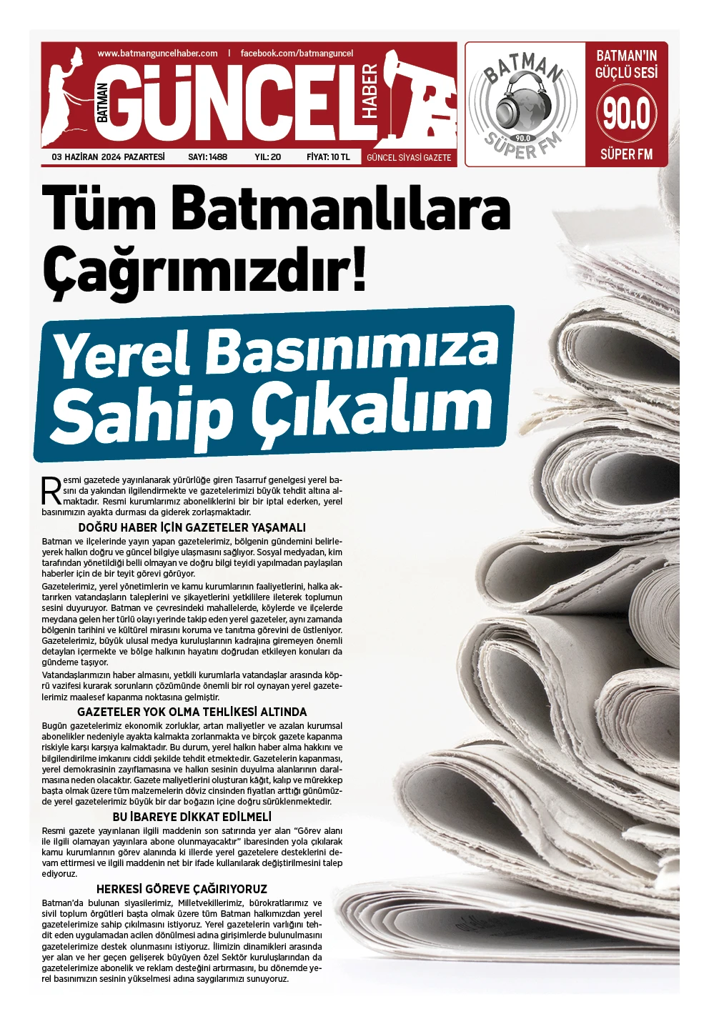 BATMAN GÜNCEL GAZETESİ
