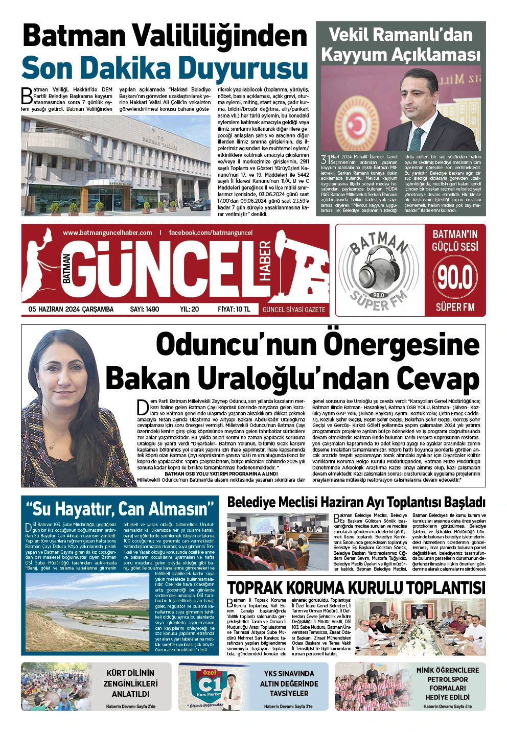 BATMAN GÜNCEL GAZETESİ