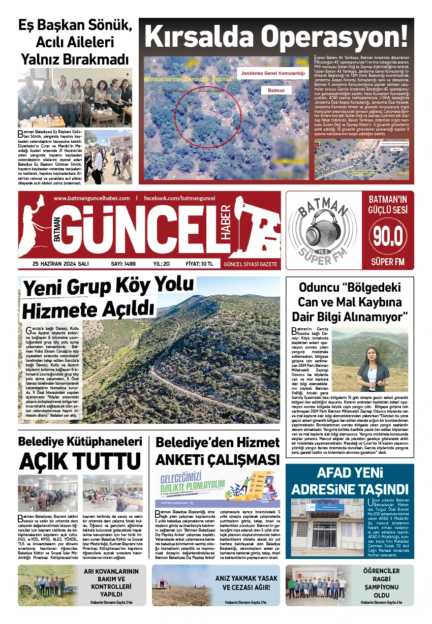 BATMAN GÜNCEL GAZETESİ