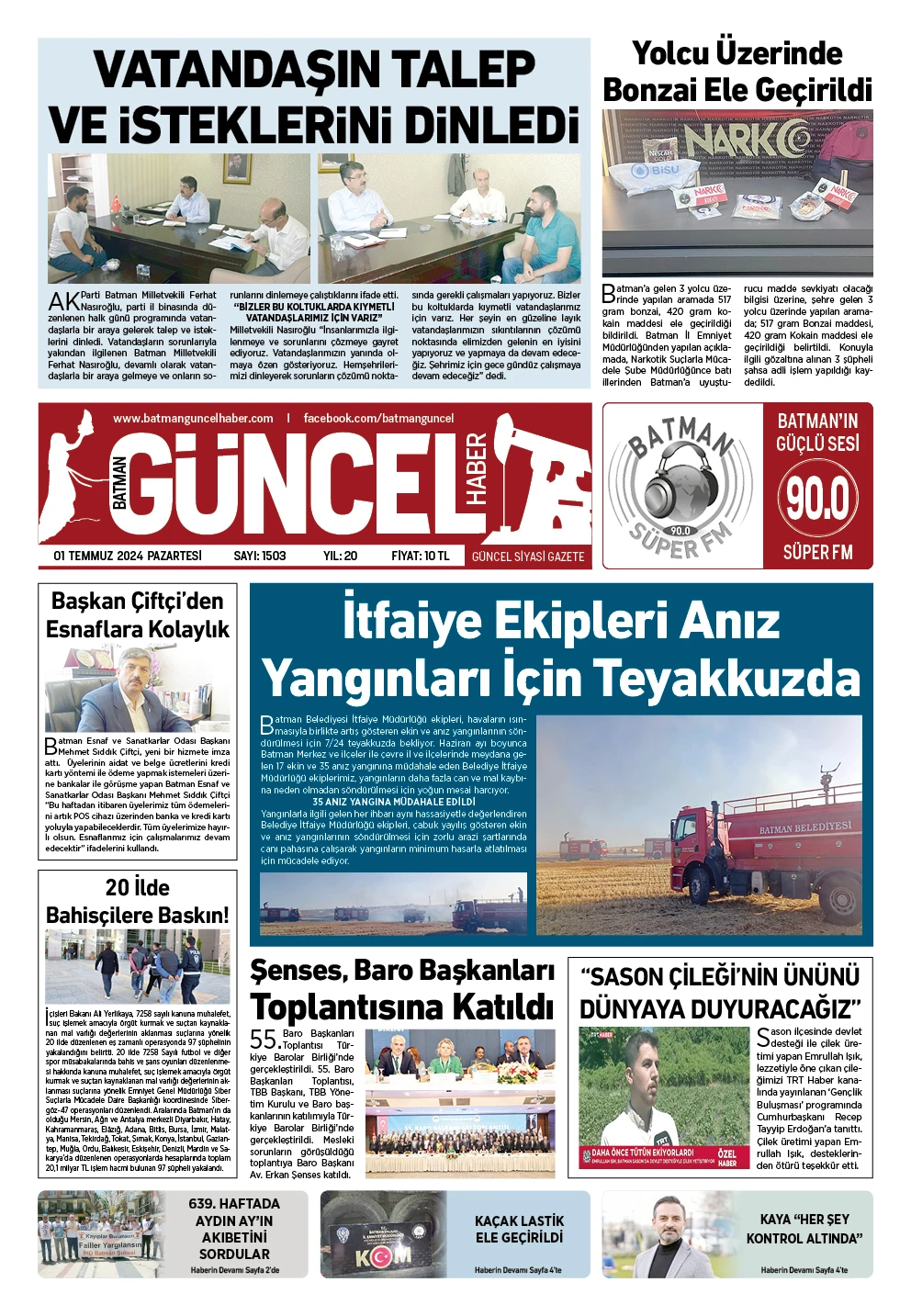 BATMAN GÜNCEL GAZETESİ