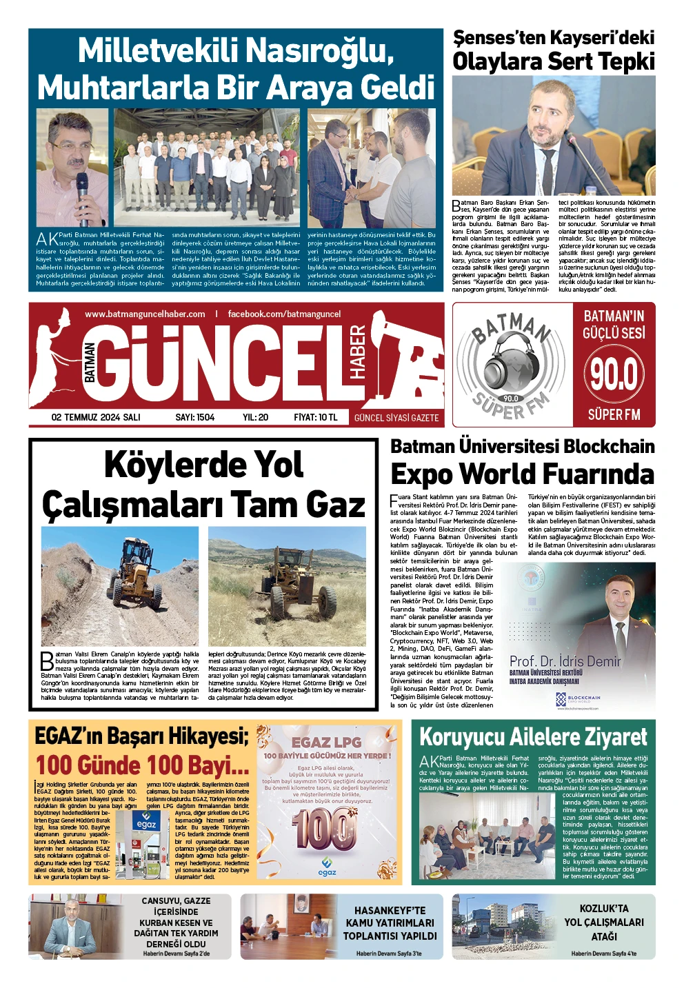 BATMAN GÜNCEL GAZETESİ