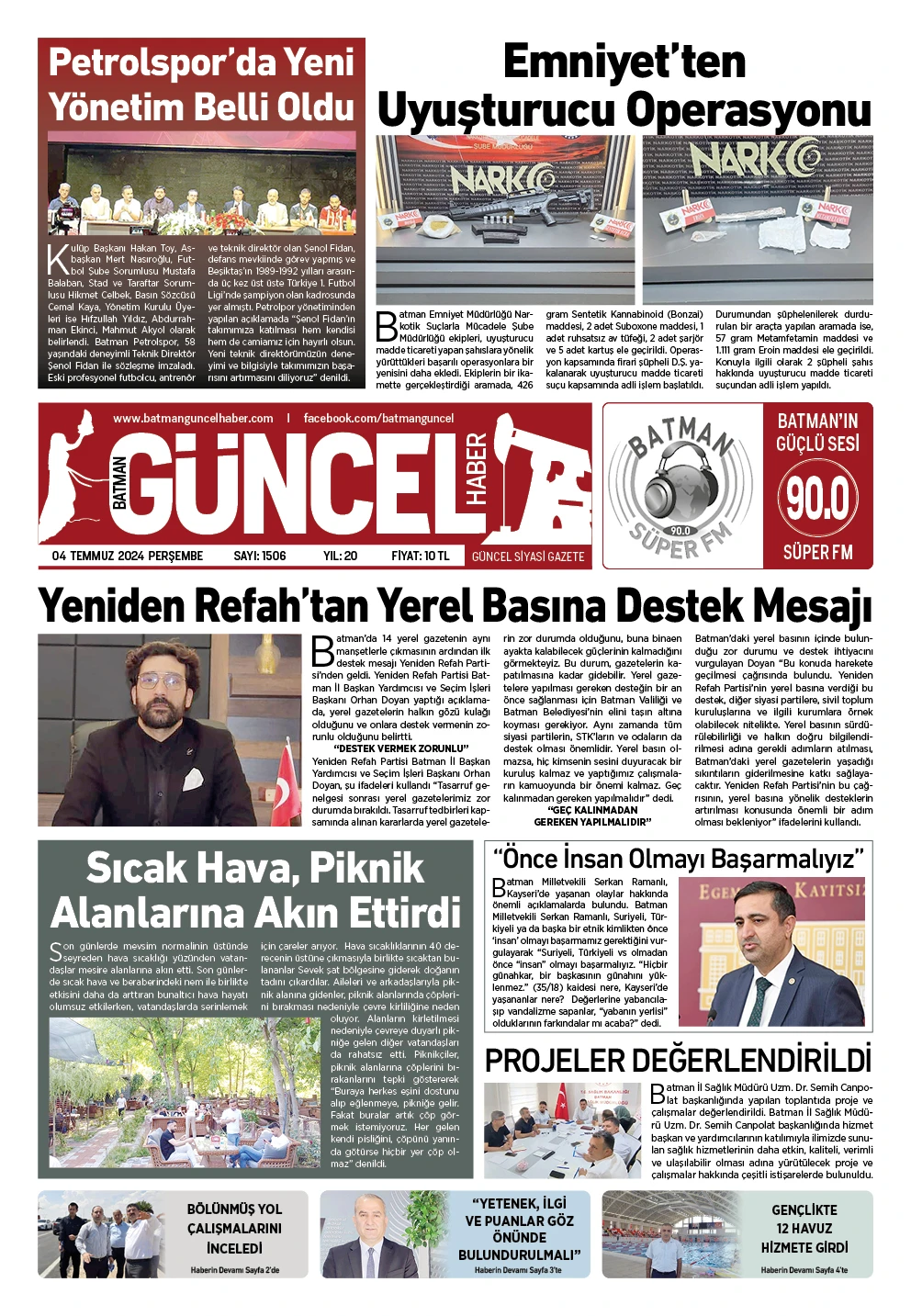 BATMAN GÜNCEL GAZETESİ