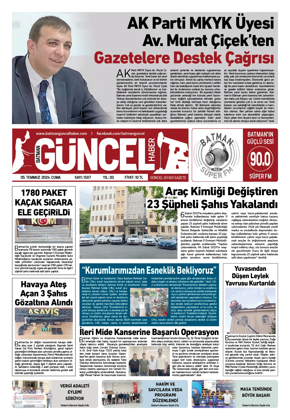 BATMAN GÜNCEL GAZETESİ