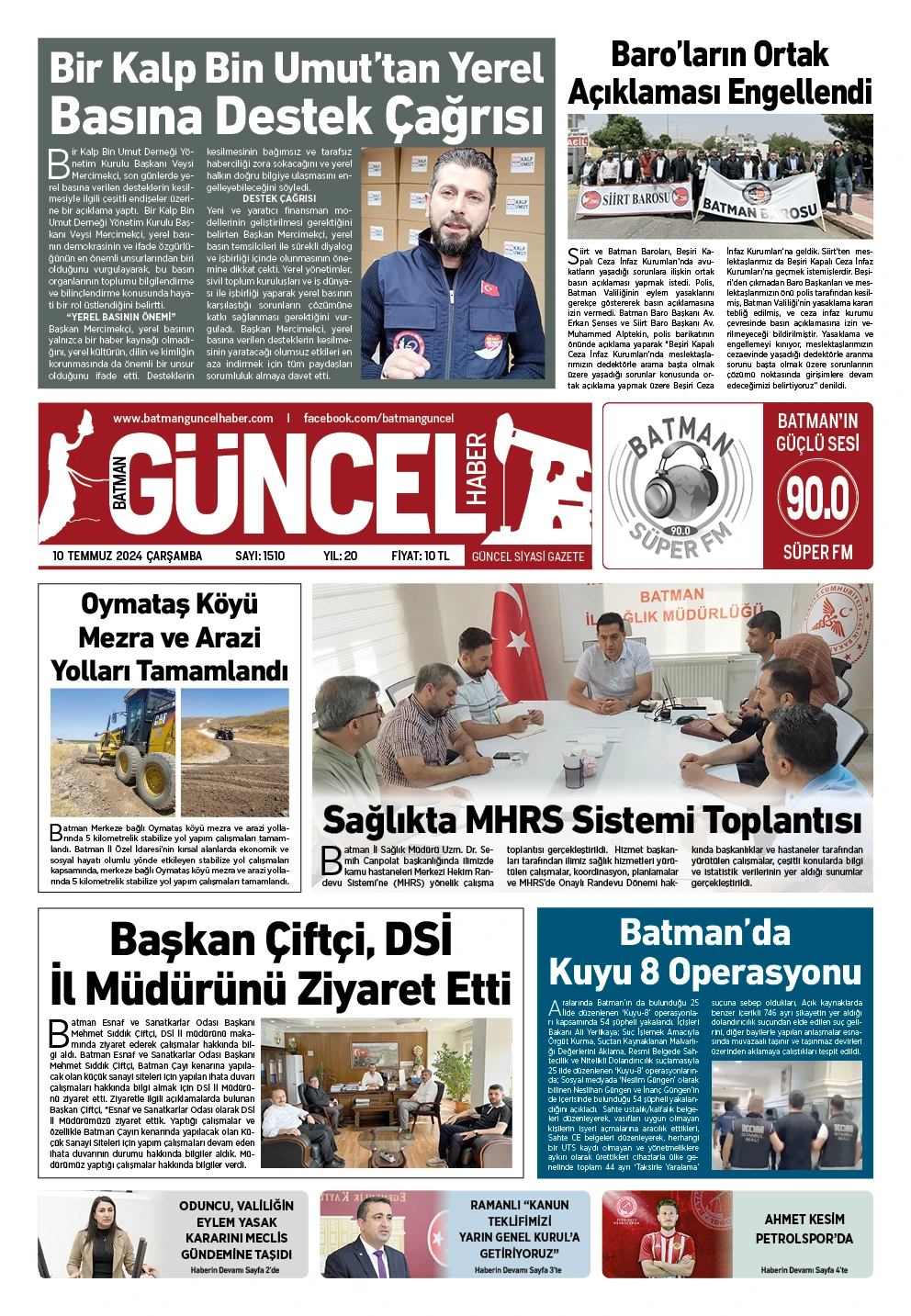 BATMAN GÜNCEL GAZETESİ