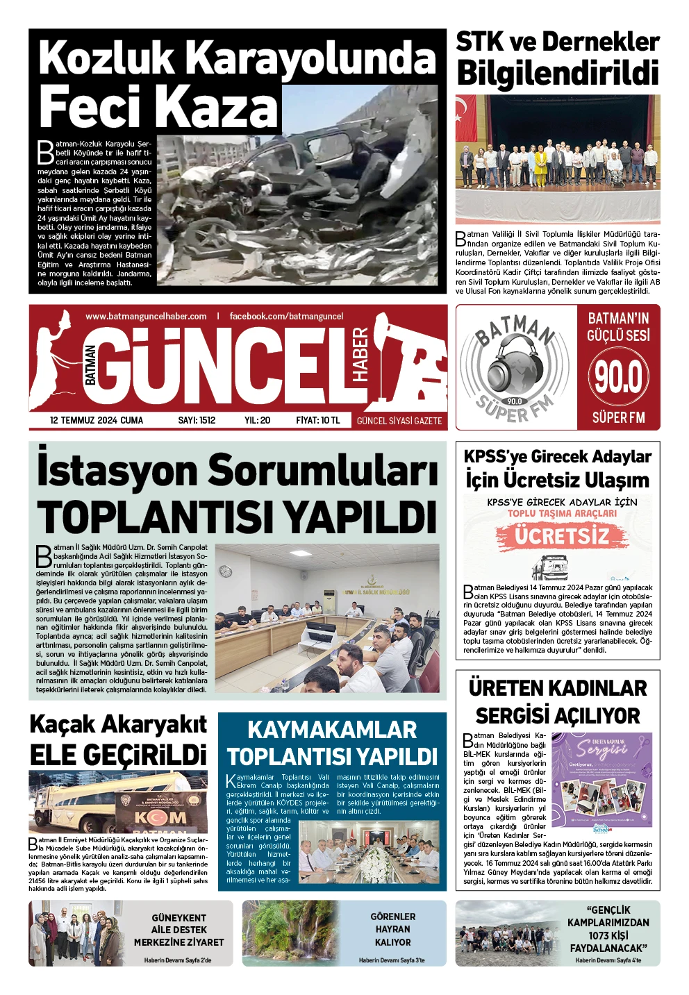 BATMAN GÜNCEL GAZETESİ