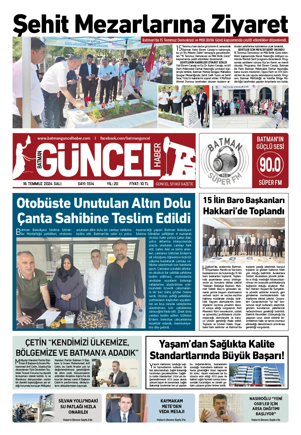 BATMAN GÜNCEL GAZETESİ