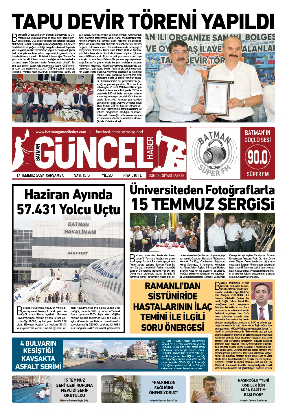 BATMAN GÜNCEL GAZETESİ