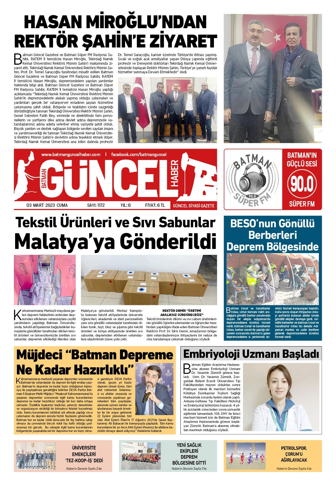 BATMAN GÜNCEL GAZETESİ