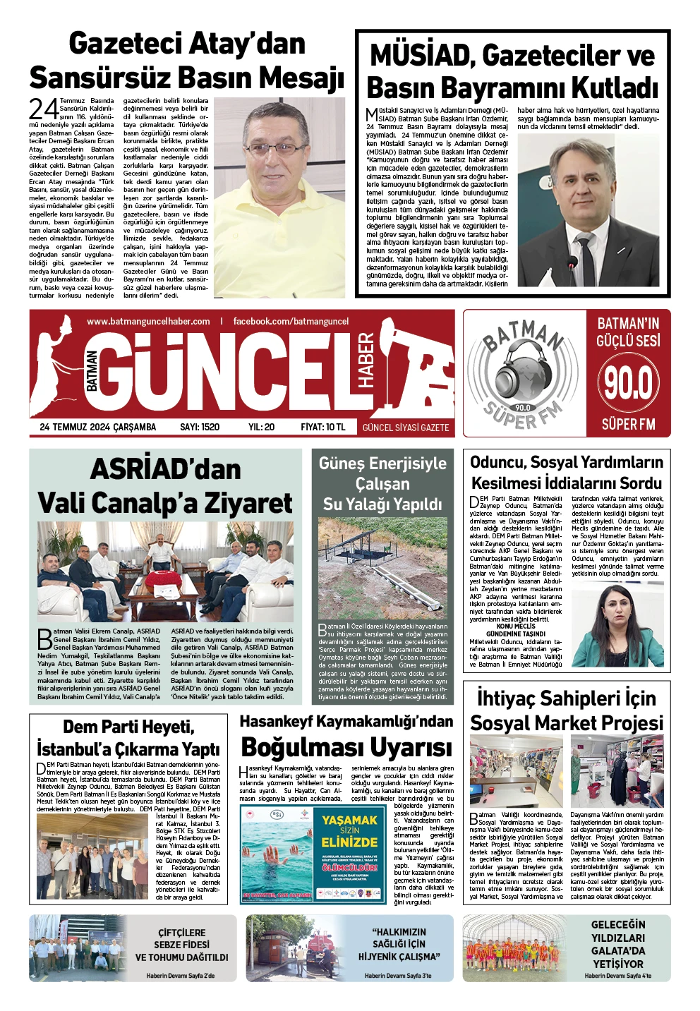 BATMAN GÜNCEL GAZETESİ