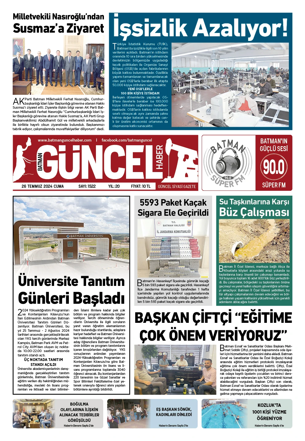 BATMAN GÜNCEL GAZETESİ