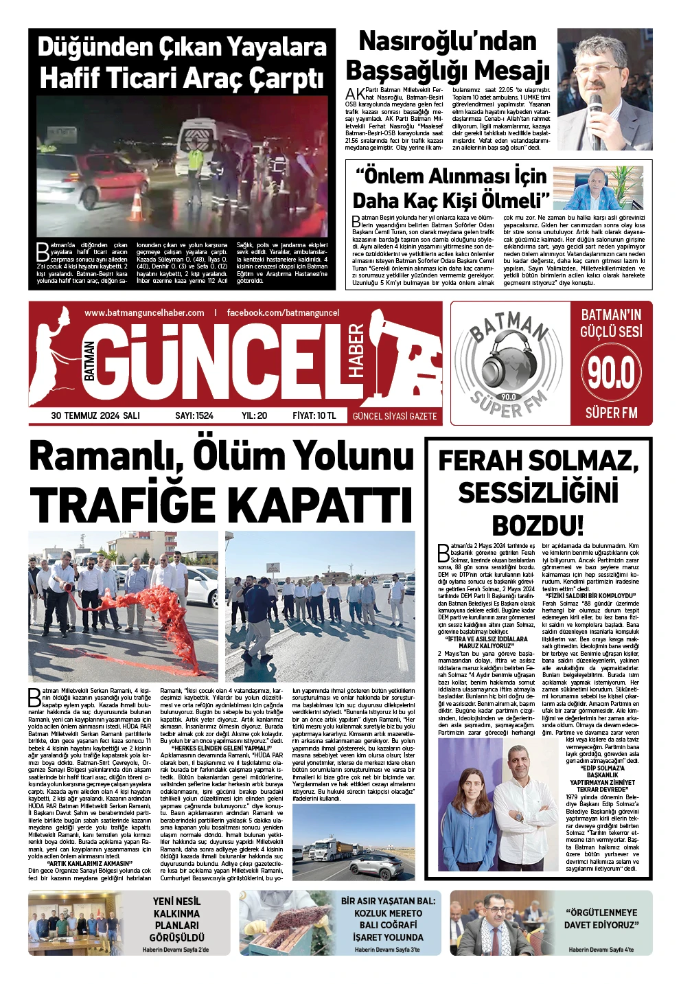 BATMAN GÜNCEL GAZETESİ