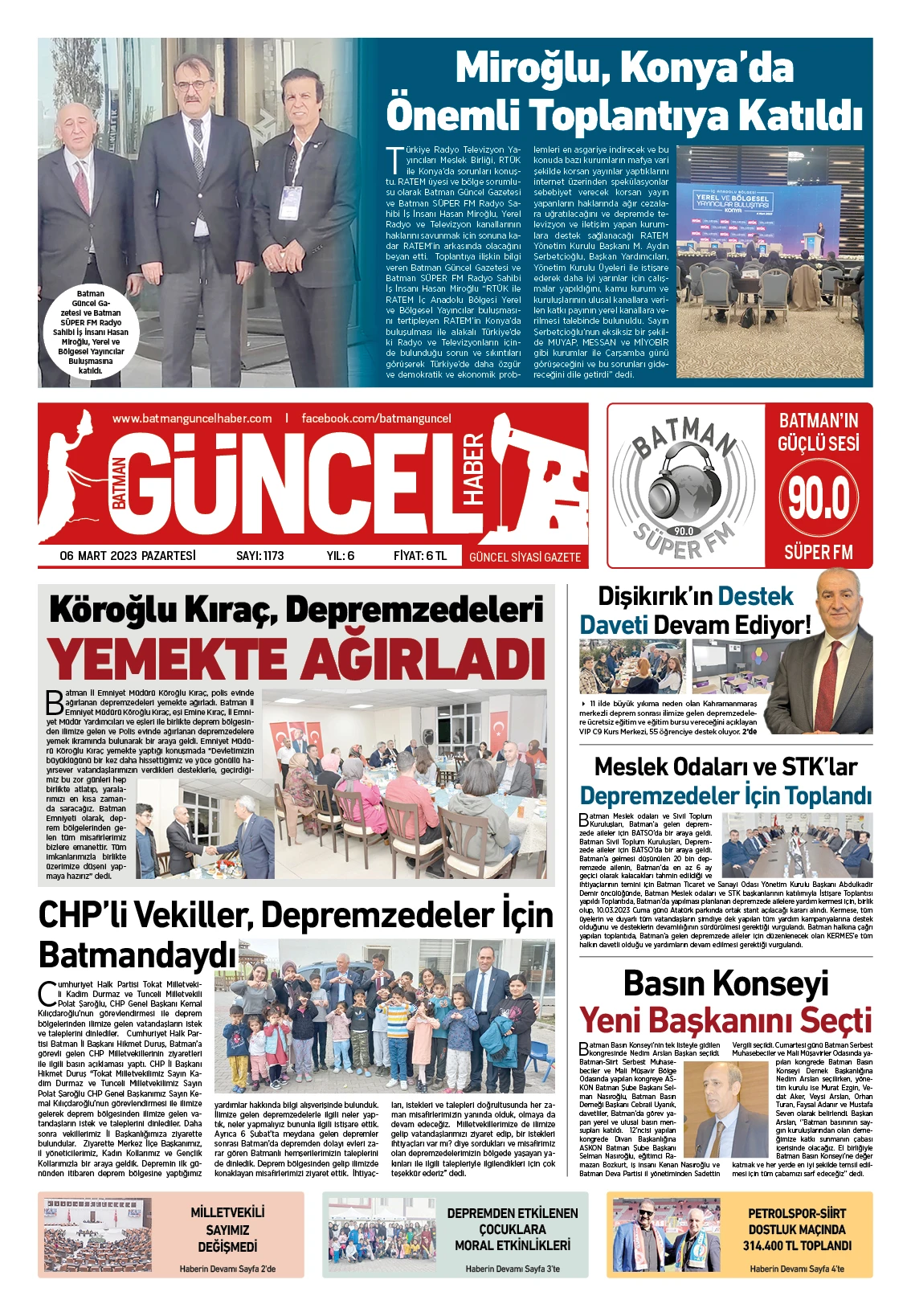 BATMAN GÜNCEL GAZETESİ