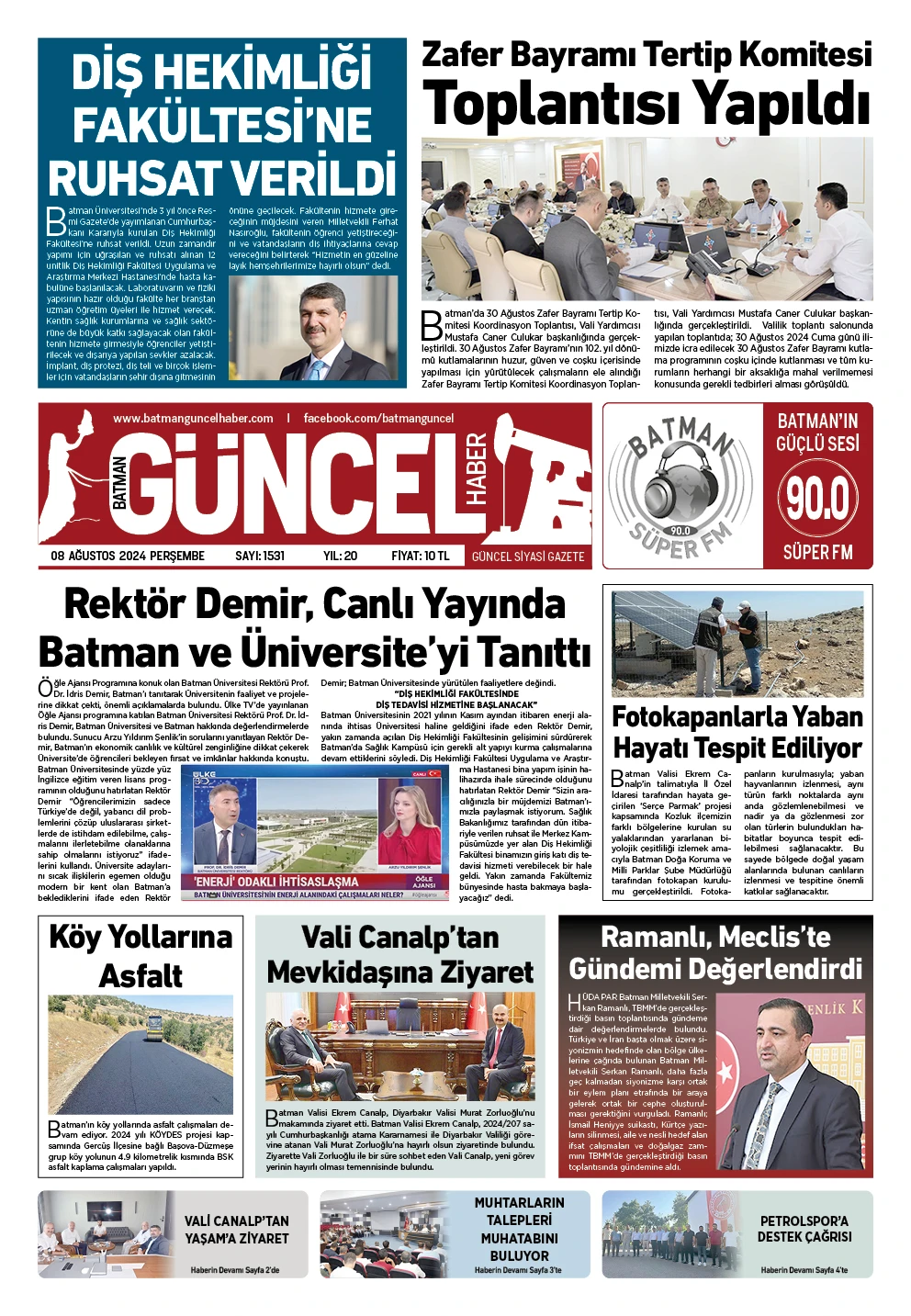 BATMAN GÜNCEL GAZETESİ