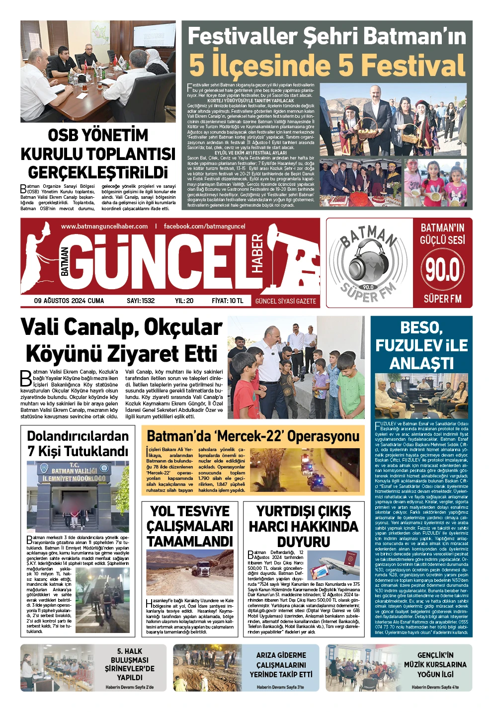 BATMAN GÜNCEL GAZETESİ