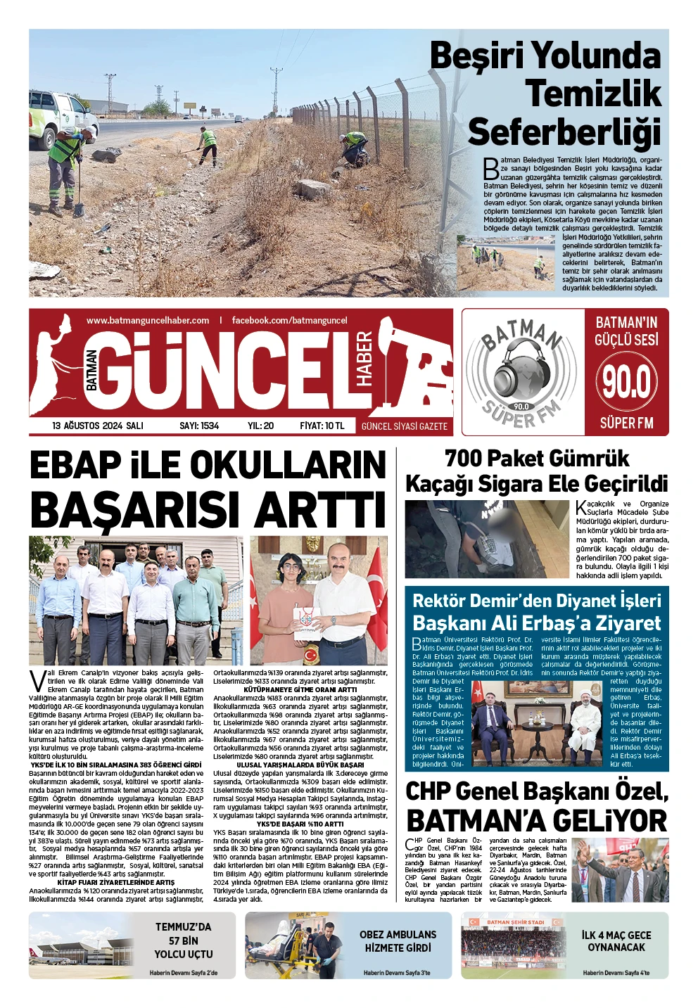 BATMAN GÜNCEL GAZETESİ