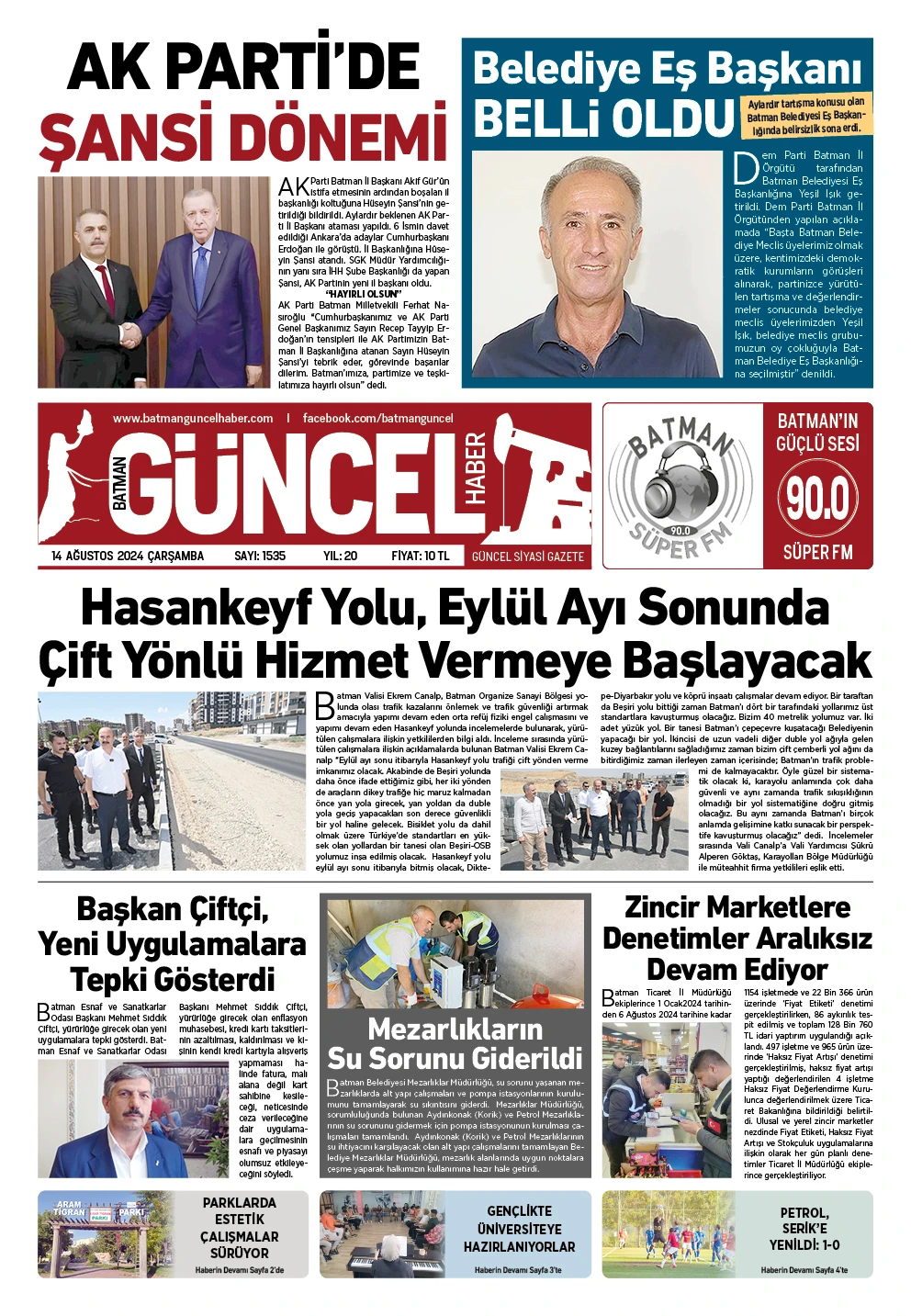 BATMAN GÜNCEL GAZETESİ
