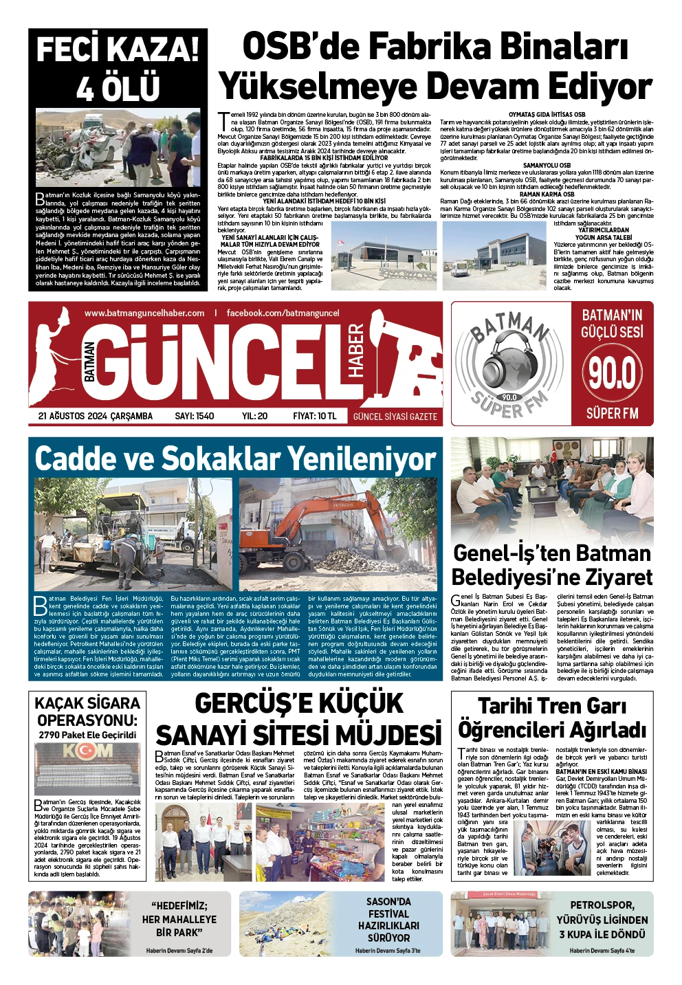 BATMAN GÜNCEL GAZETESİ