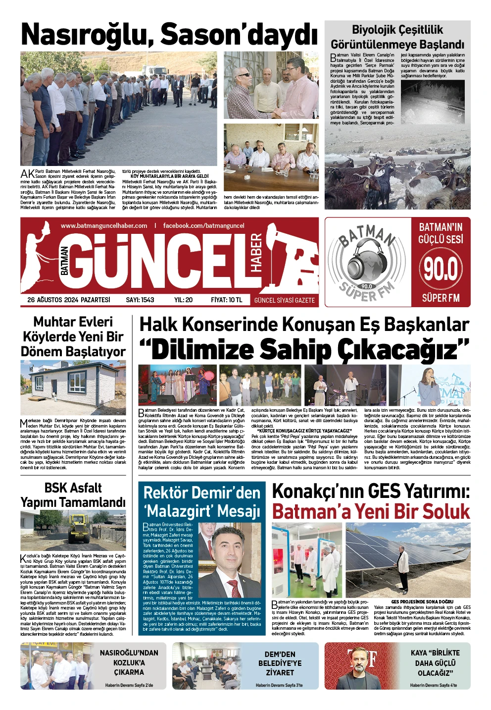 BATMAN GÜNCEL GAZETESİ