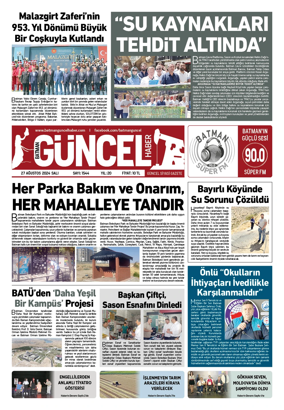 BATMAN GÜNCEL GAZETESİ