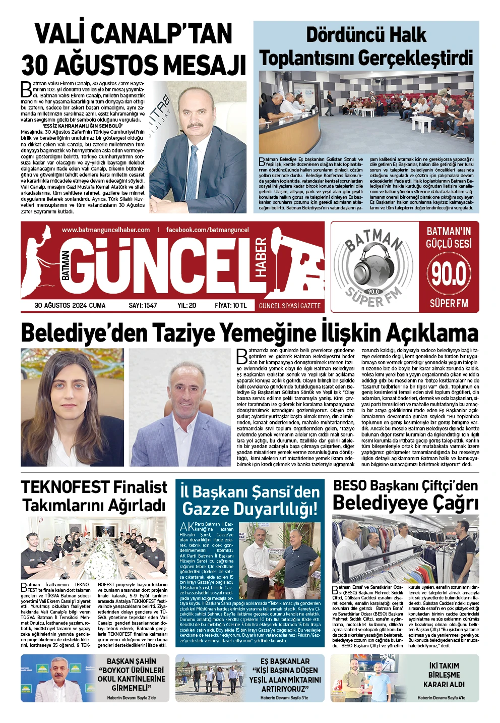 BATMAN GÜNCEL GAZETESİ