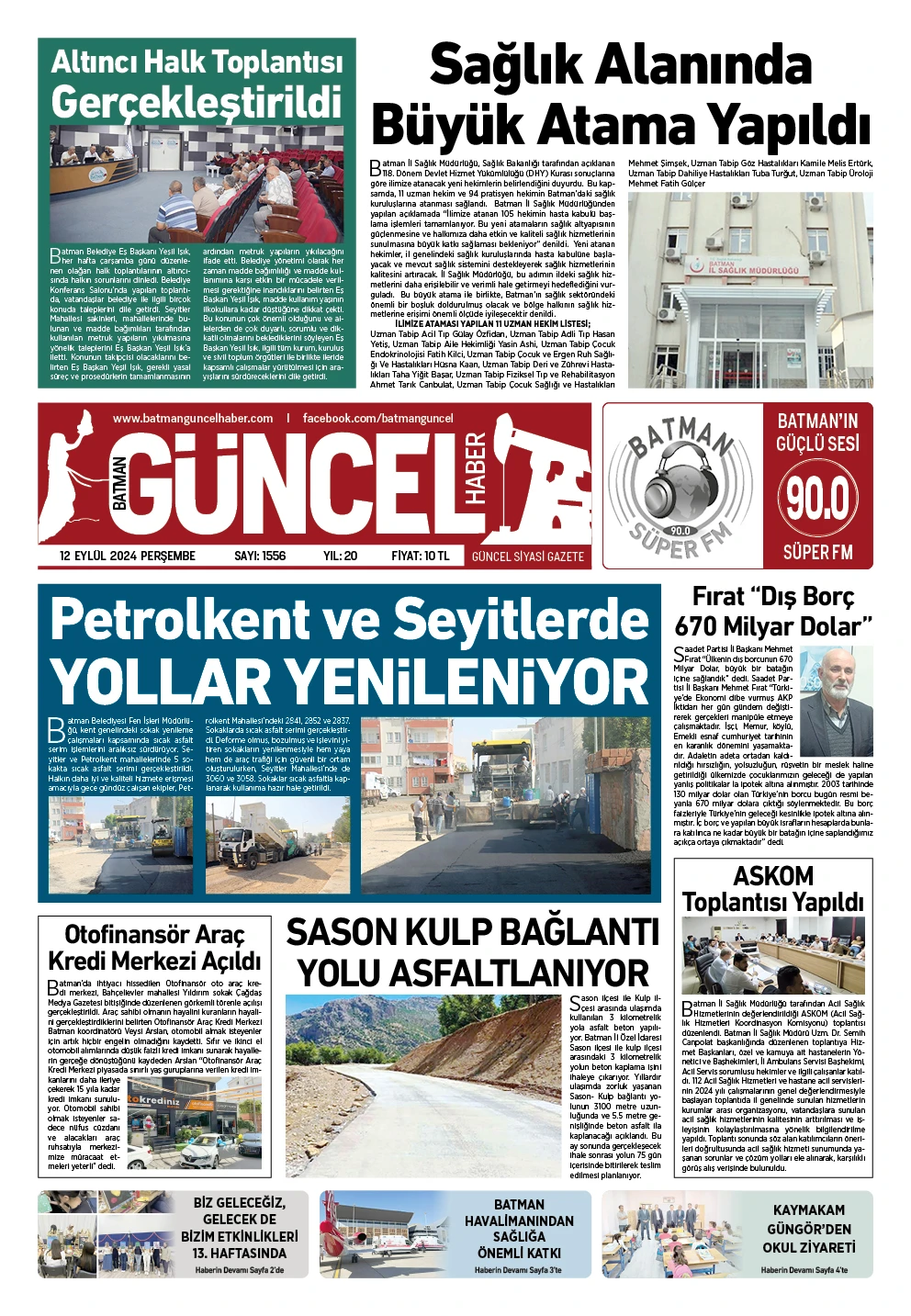 BATMAN GÜNCEL GAZETESİ