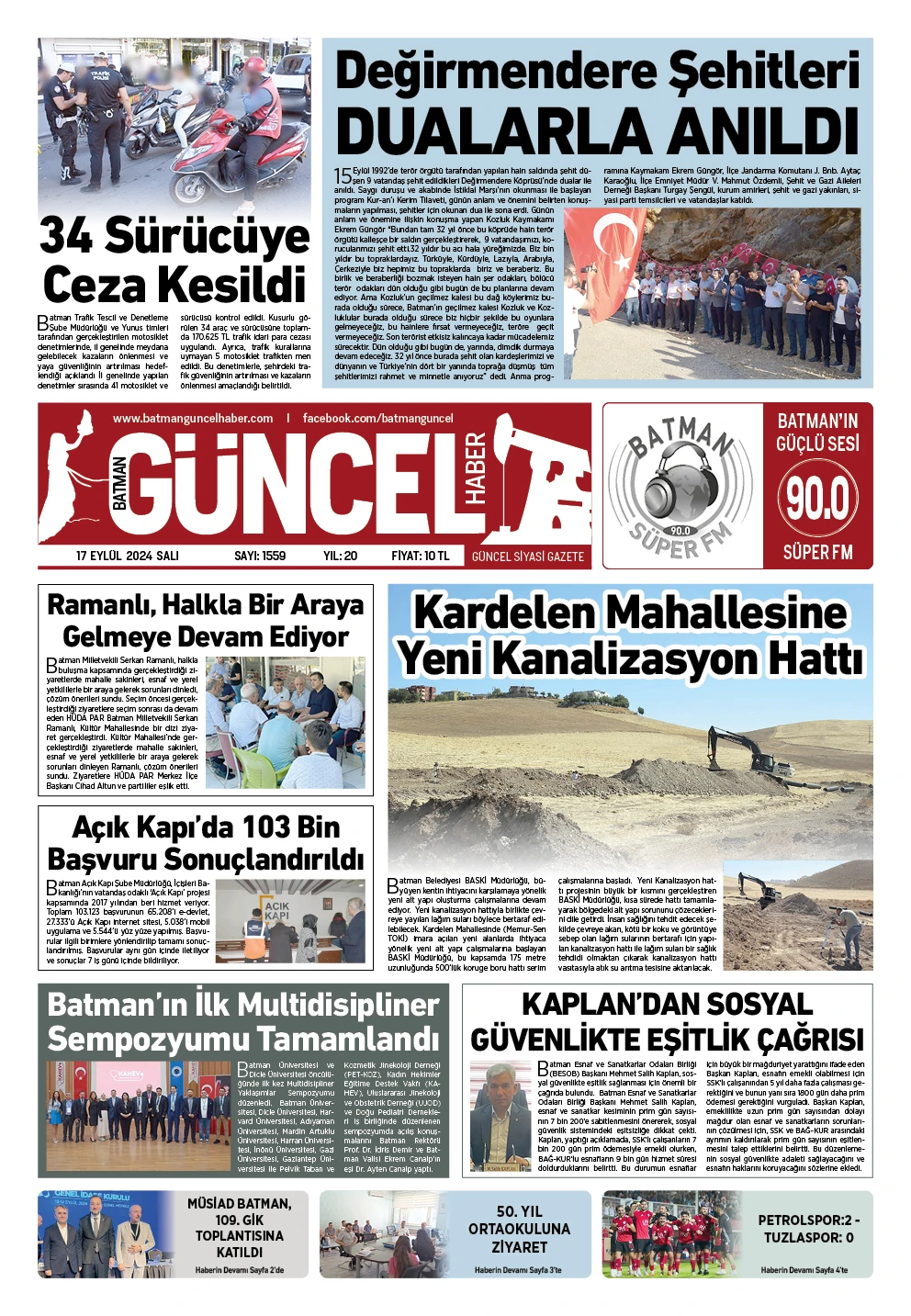 BATMAN GÜNCEL GAZETESİ