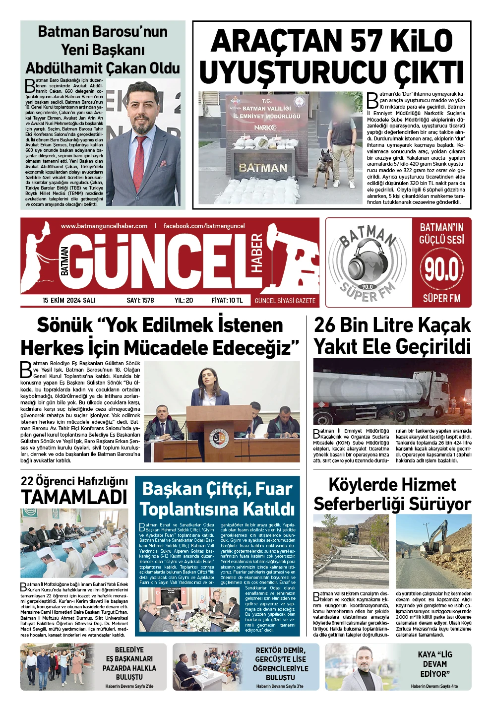 BATMAN GÜNCEL GAZETESİ