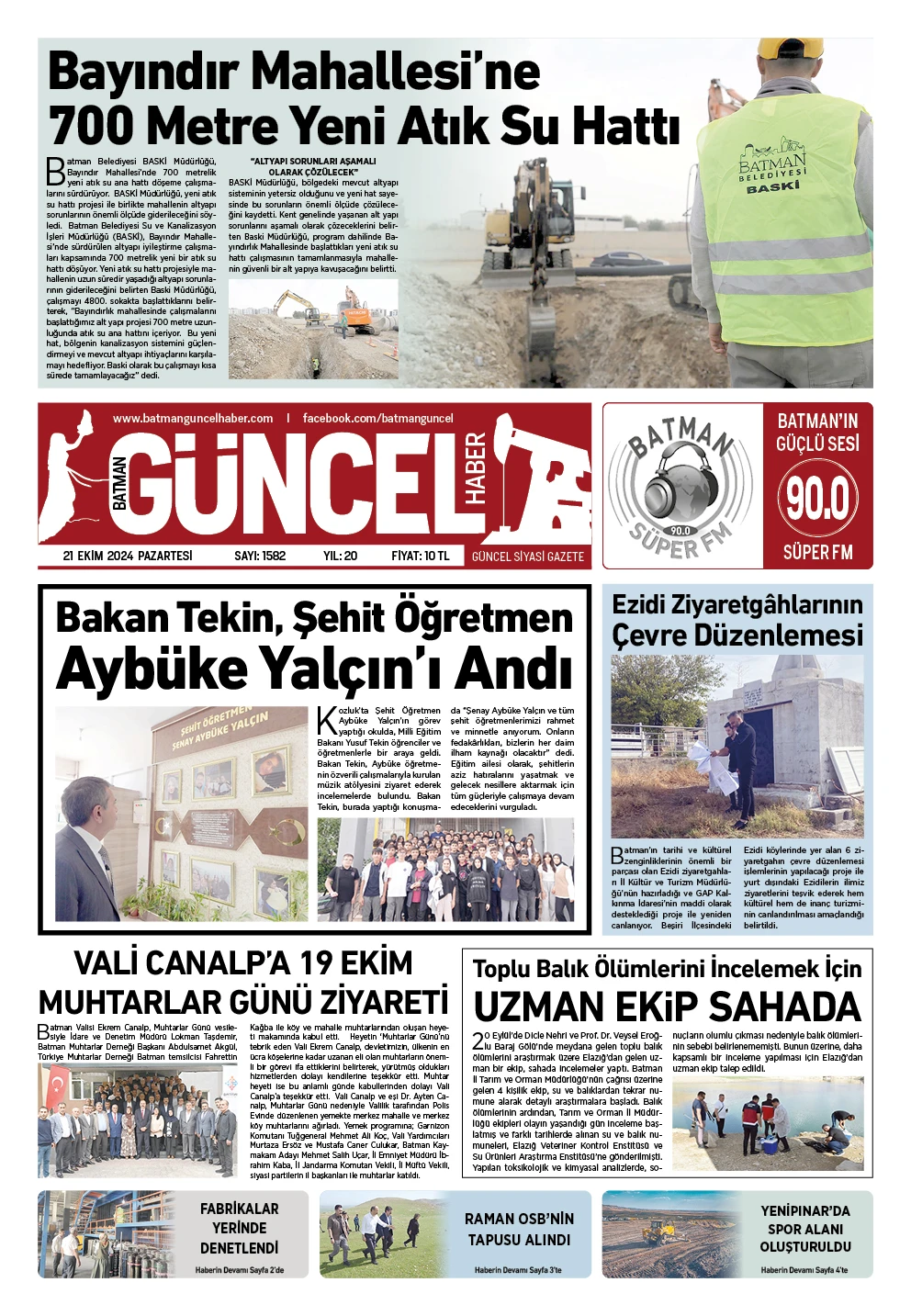 BATMAN GÜNCEL GAZETESİ