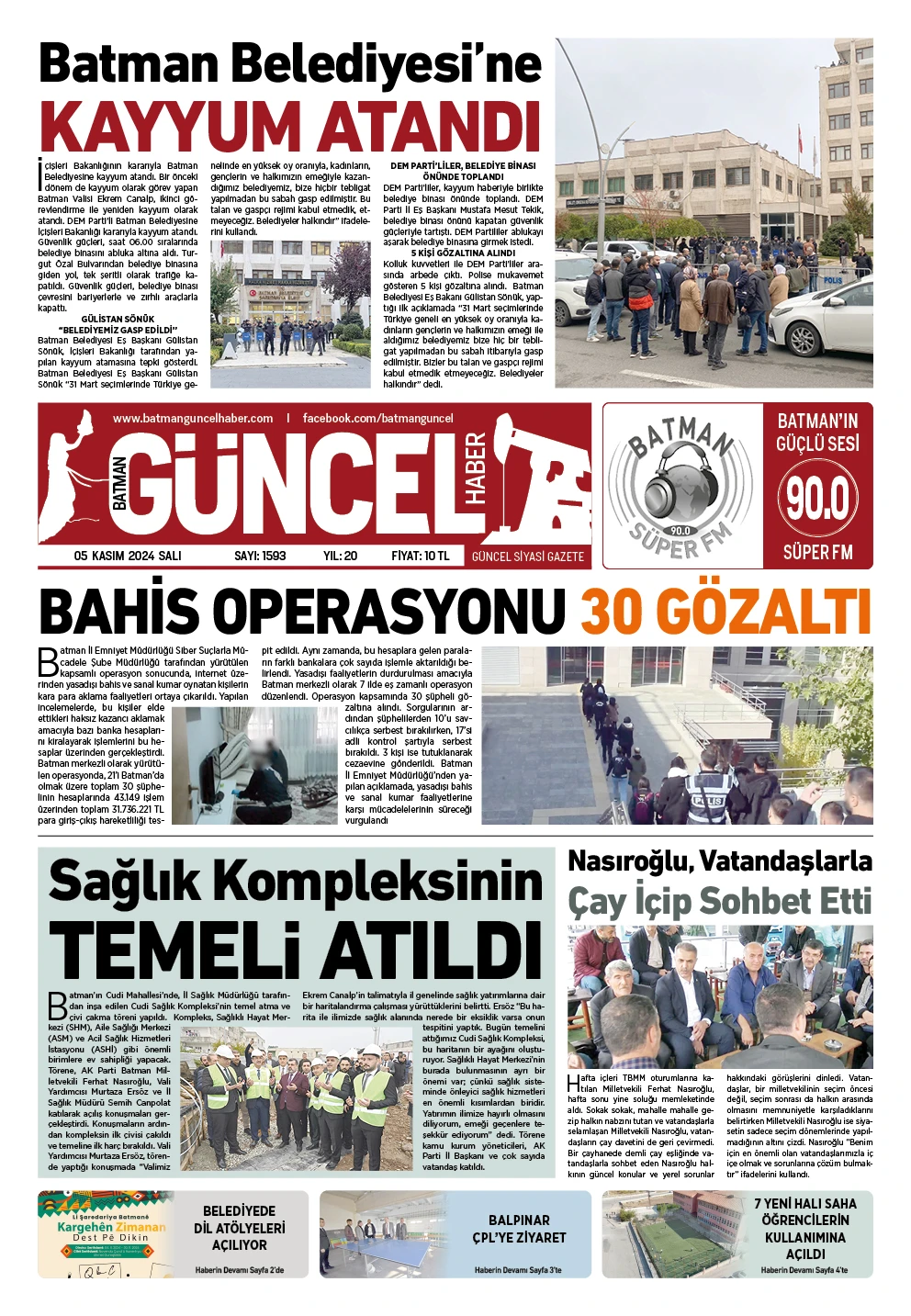 BATMAN GÜNCEL GAZETESİ