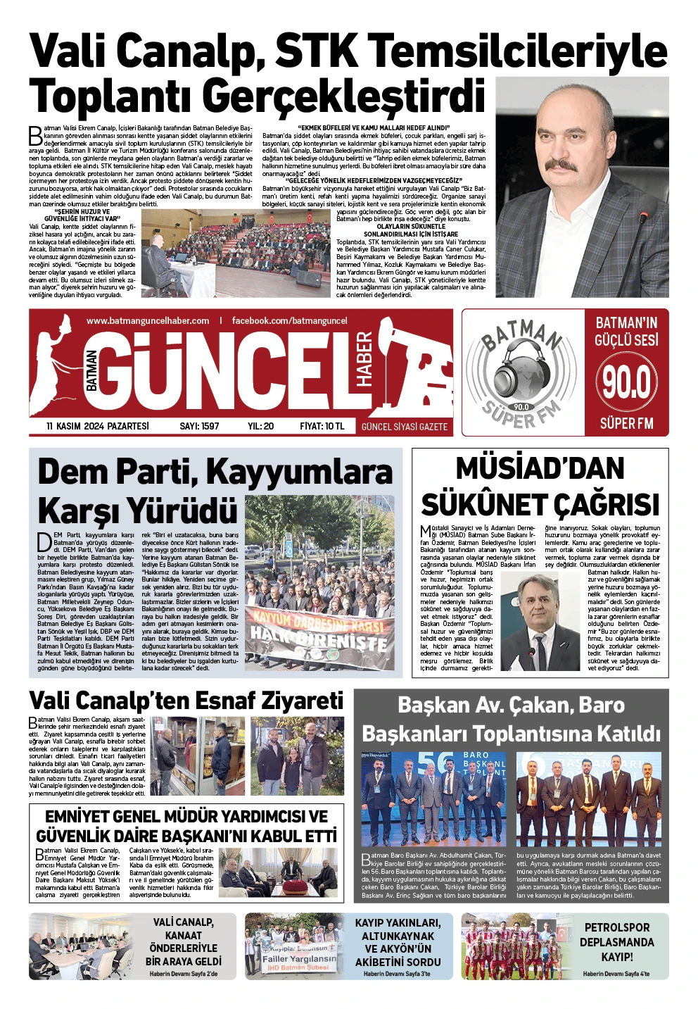 BATMAN GÜNCEL GAZETESİ